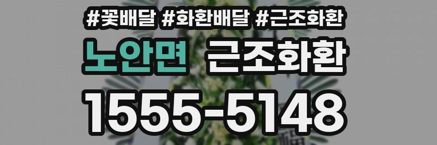 노안면 근조화환