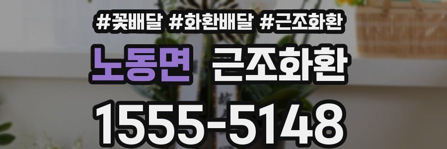 노동면 근조화환
