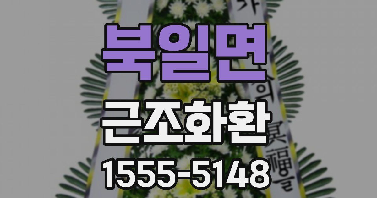 북일면 근조화환
