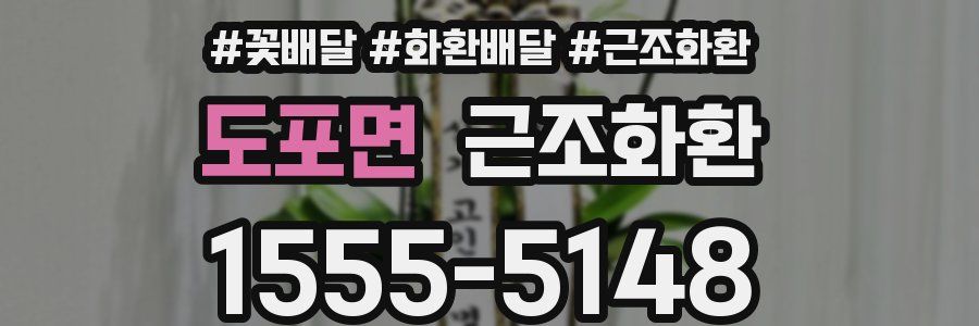 도포면 근조화환