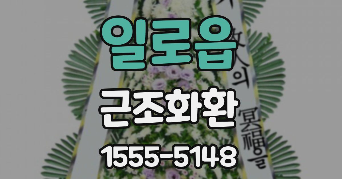 일로읍 근조화환