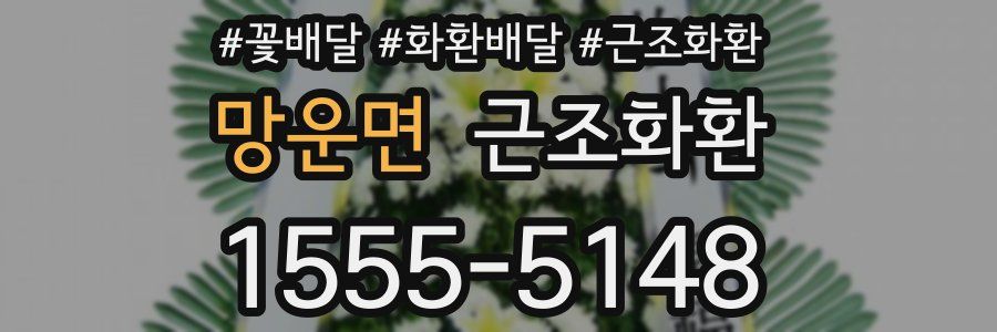 망운면 근조화환