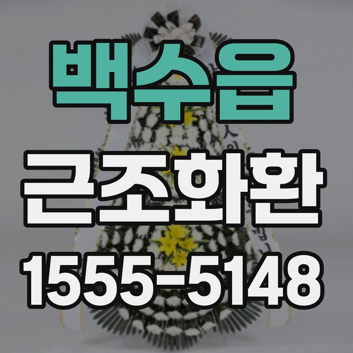 백수읍 근조화환