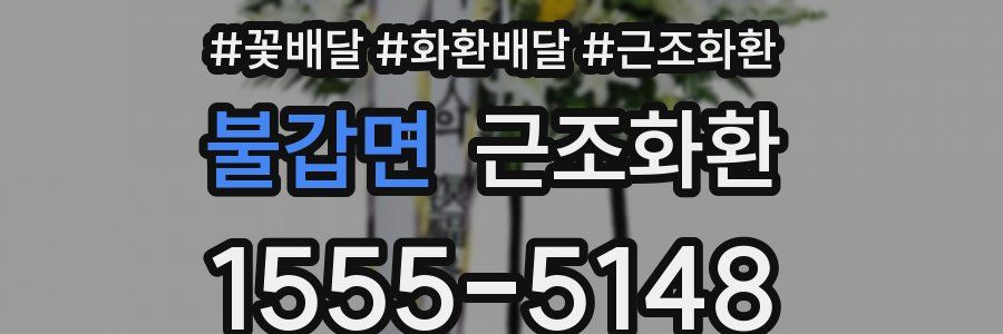 불갑면 근조화환