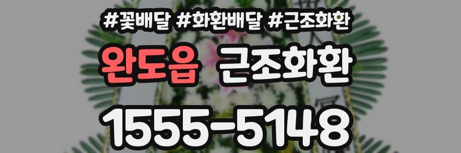 완도읍 근조화환
