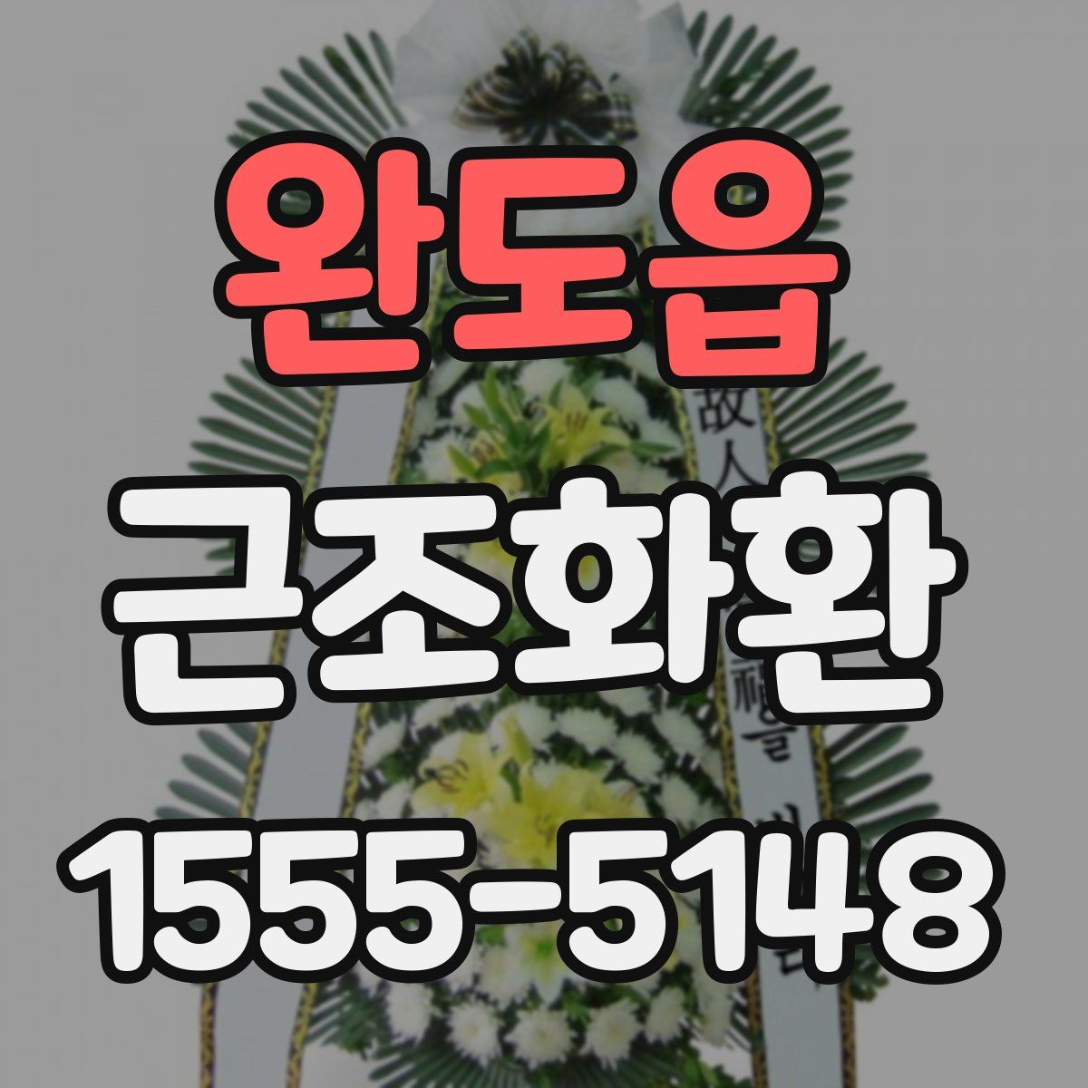 완도읍 근조화환