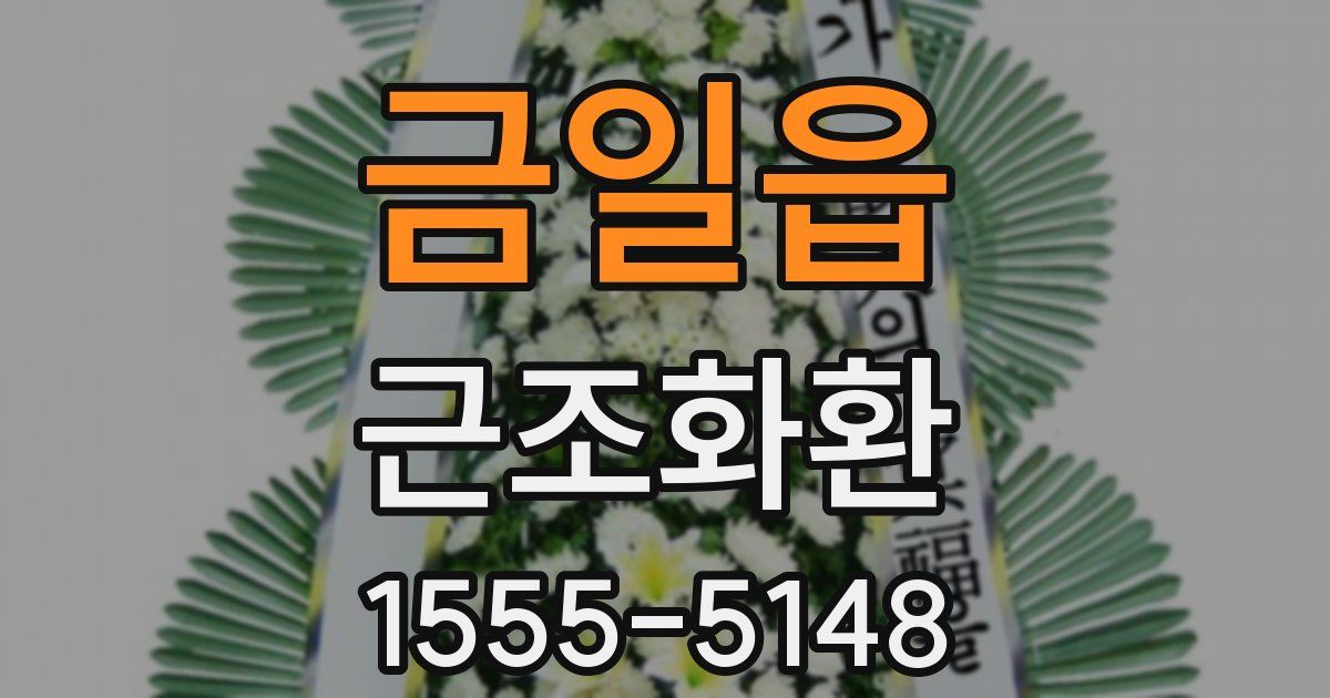 금일읍 근조화환