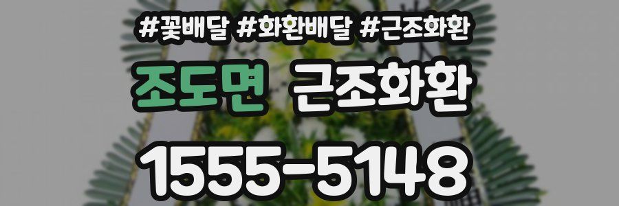 조도면 근조화환