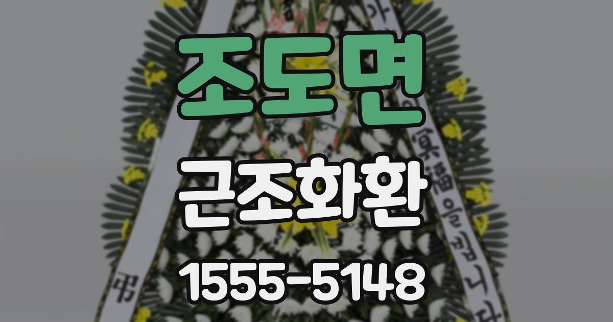 조도면 근조화환