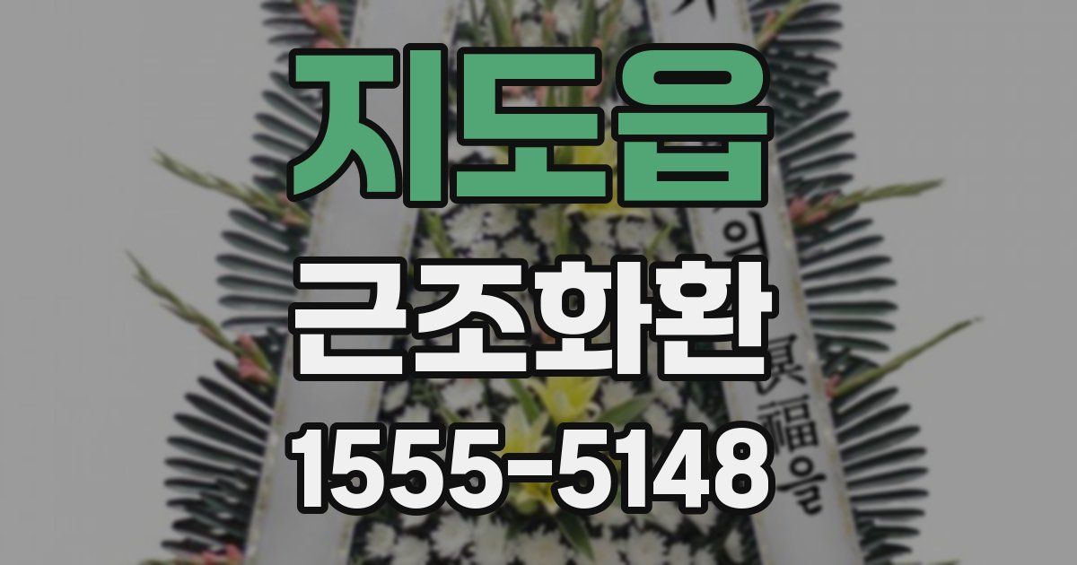지도읍 근조화환