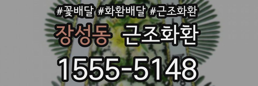 장성동 근조화환