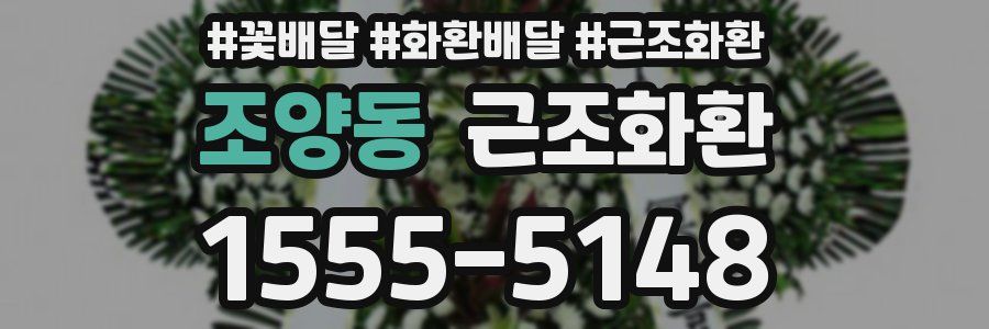 조양동 근조화환
