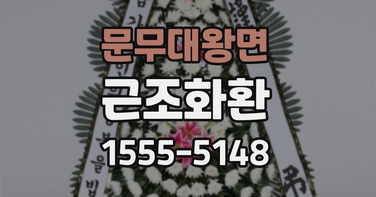 문무대왕면 근조화환