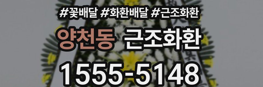 양천동 근조화환