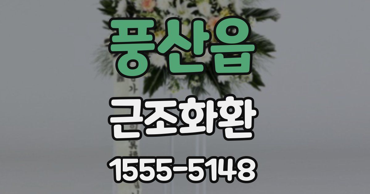 풍산읍 근조화환