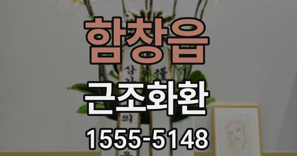 함창읍 근조화환