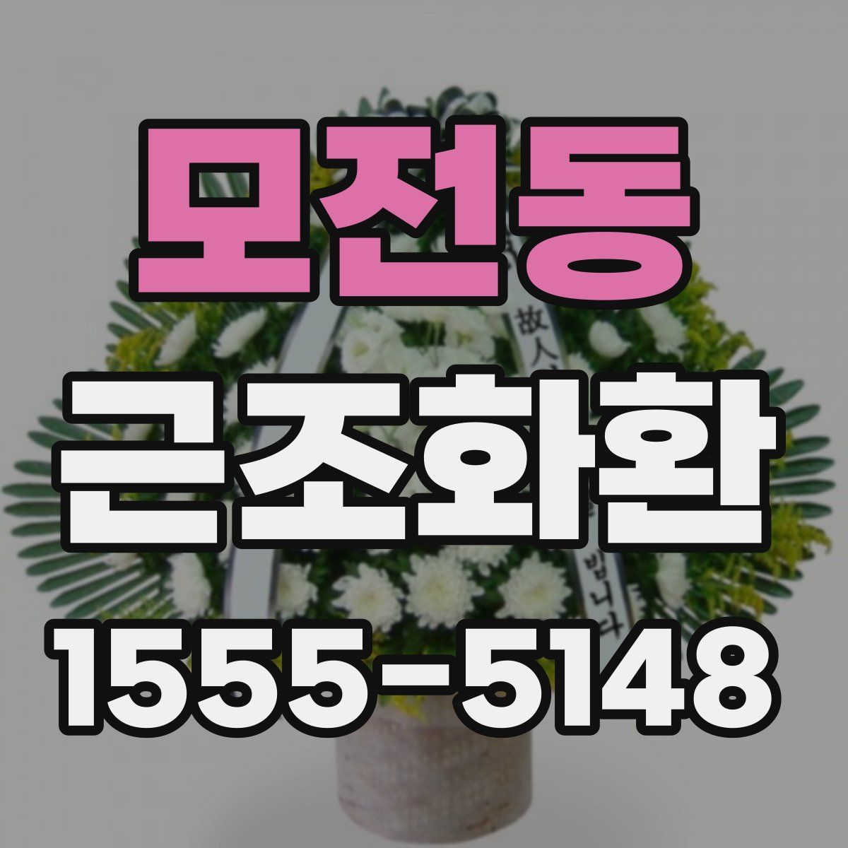 모전동 근조화환