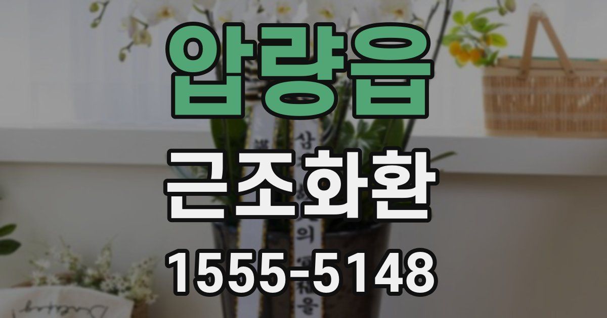 압량읍 근조화환