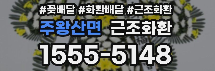 주왕산면 근조화환