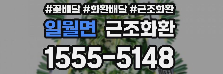 일월면 근조화환