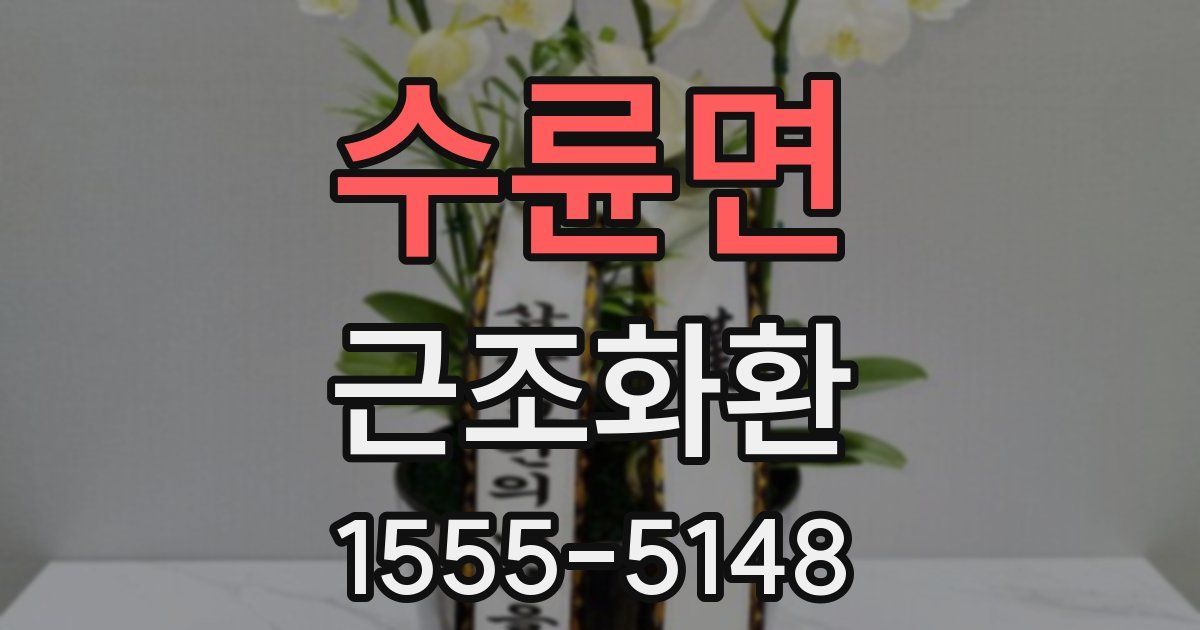 수륜면 근조화환