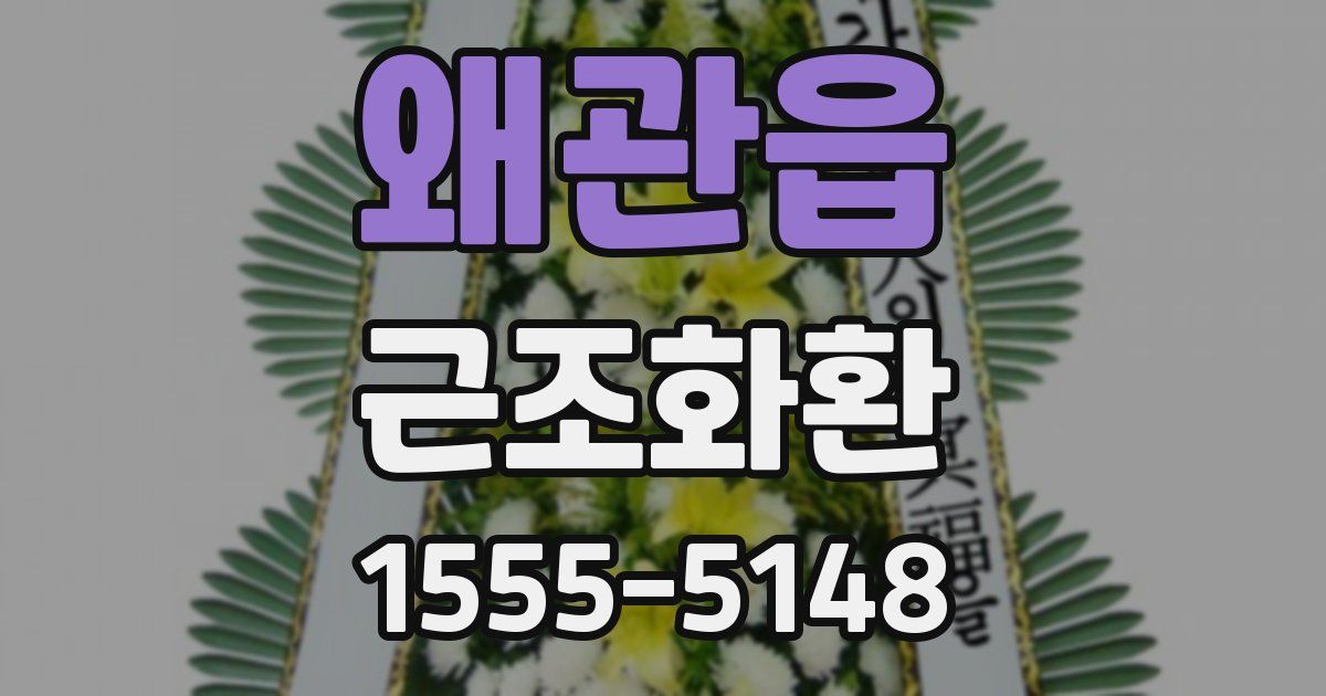 왜관읍 근조화환