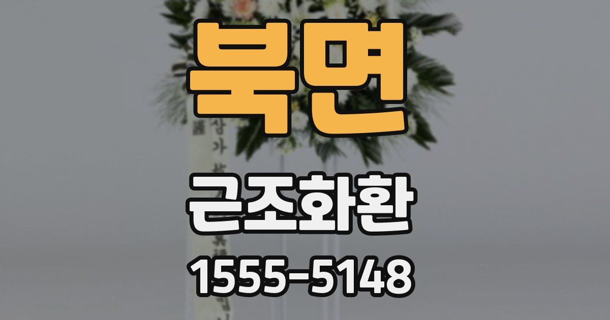 북면 근조화환