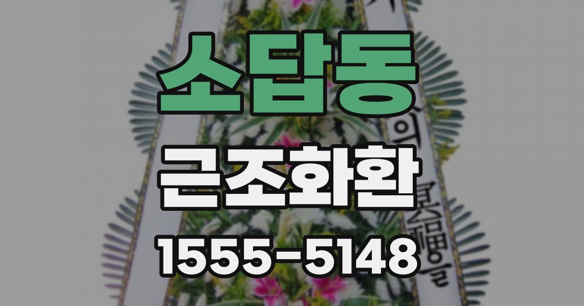 소답동 근조화환