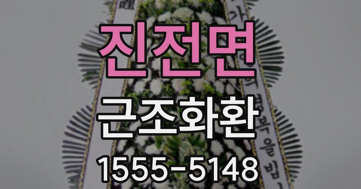 진전면 근조화환