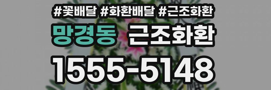 망경동 근조화환