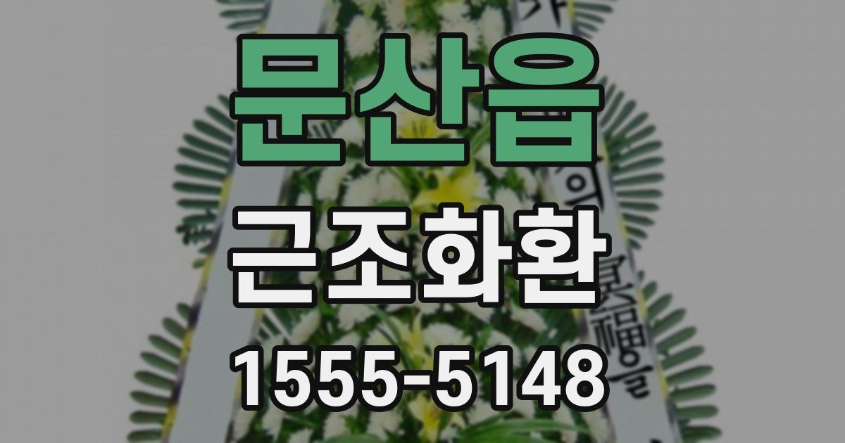 문산읍 근조화환