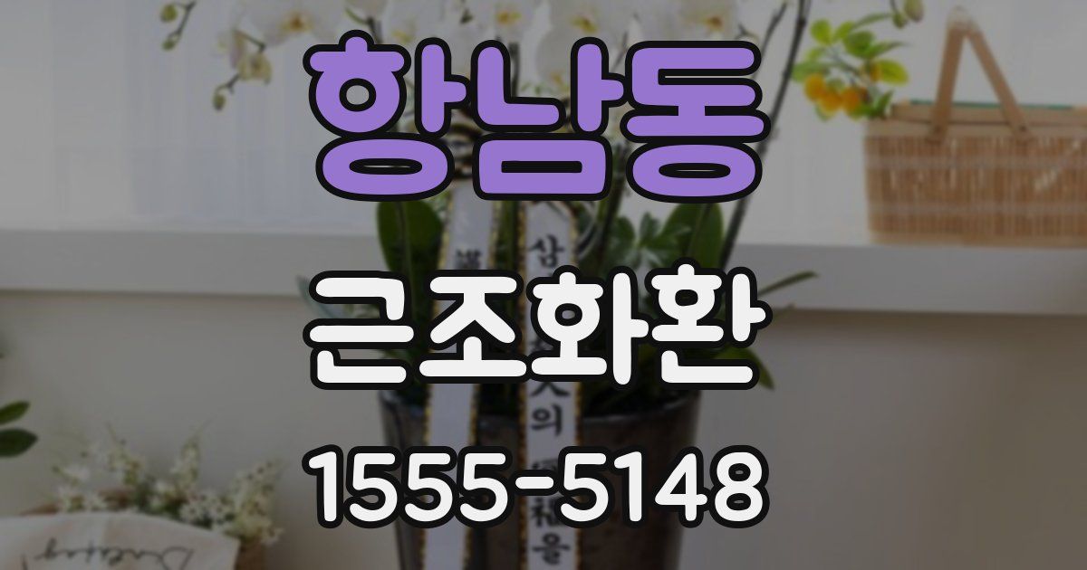 항남동 근조화환