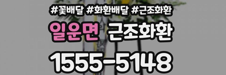 일운면 근조화환