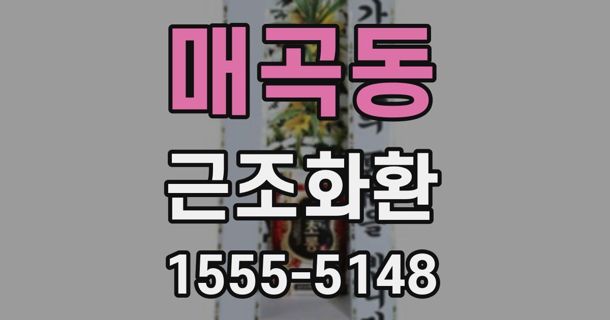 매곡동 근조화환