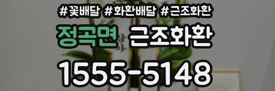 정곡면 근조화환