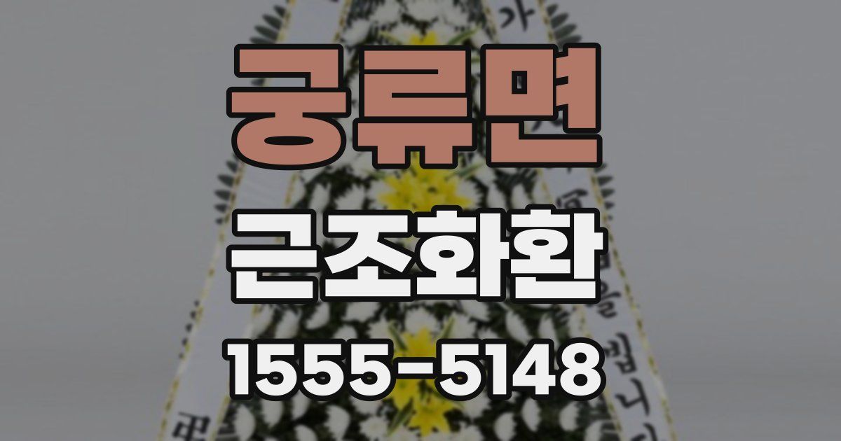 궁류면 근조화환