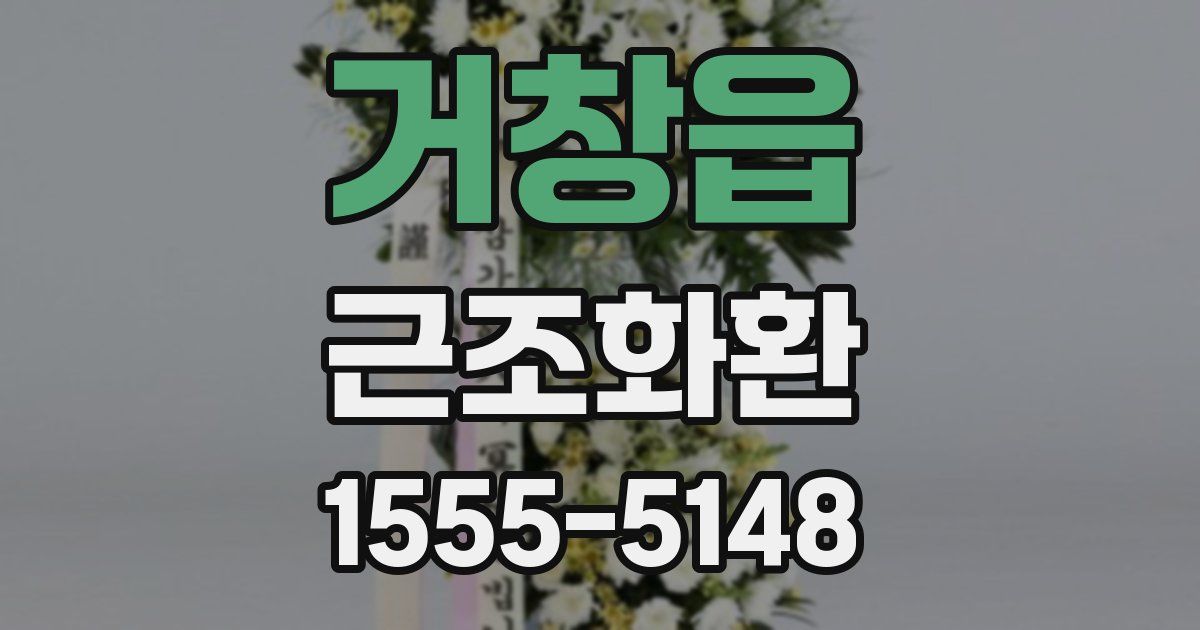 거창읍 근조화환