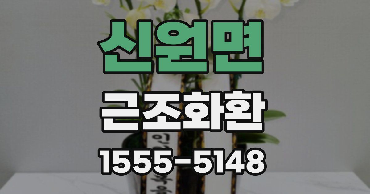 신원면 근조화환
