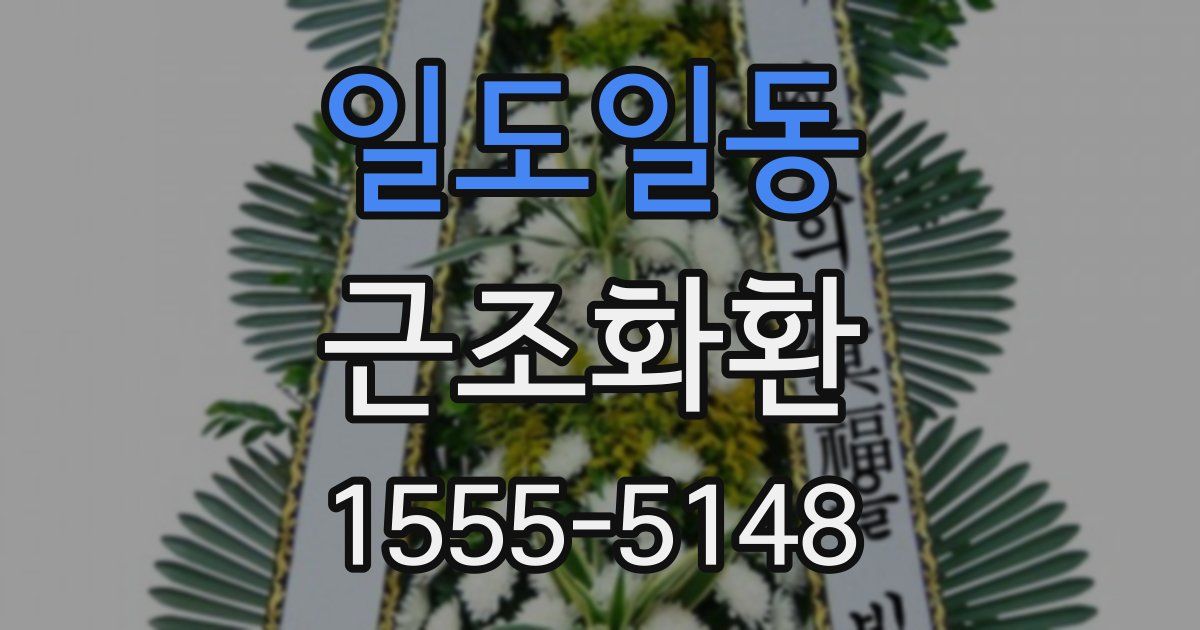 일도일동 근조화환