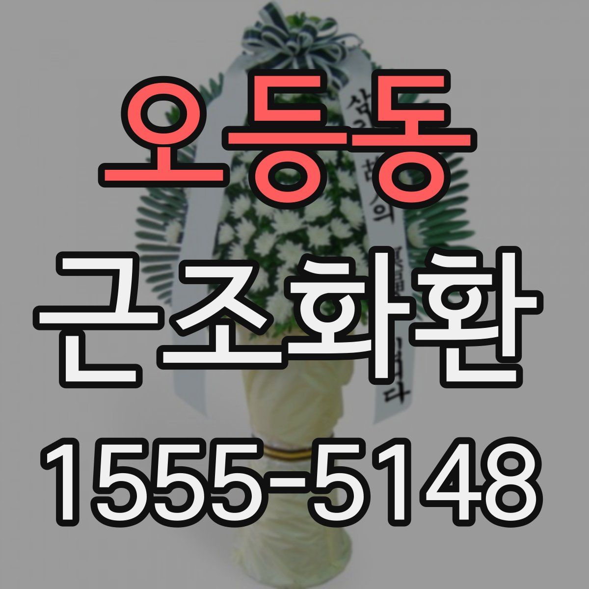 오등동 근조화환