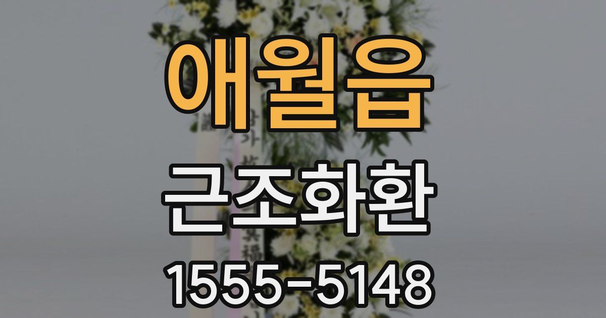 애월읍 근조화환