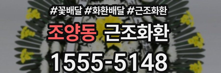 조양동 근조화환