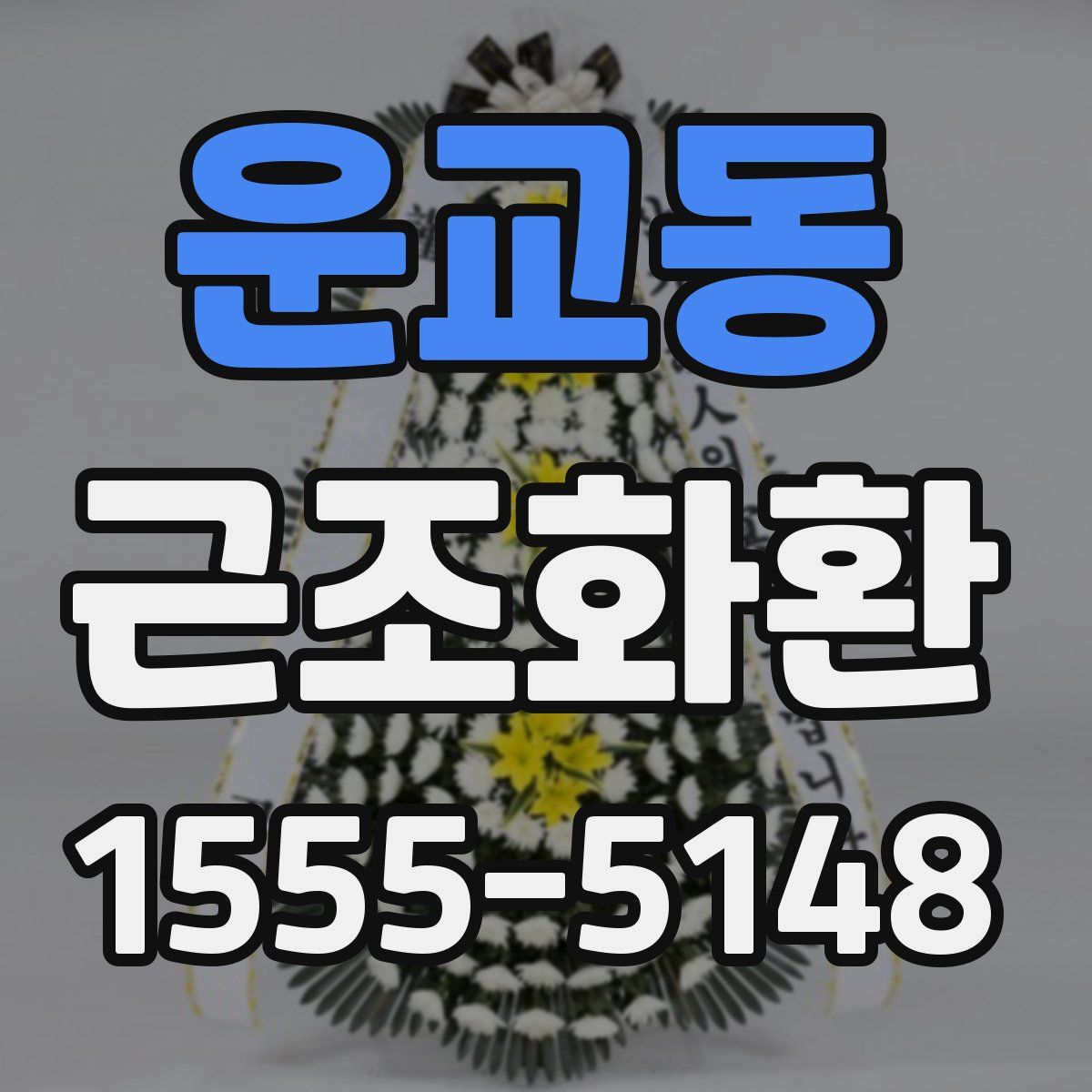 운교동 근조화환