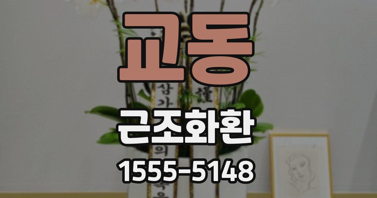 교동 근조화환