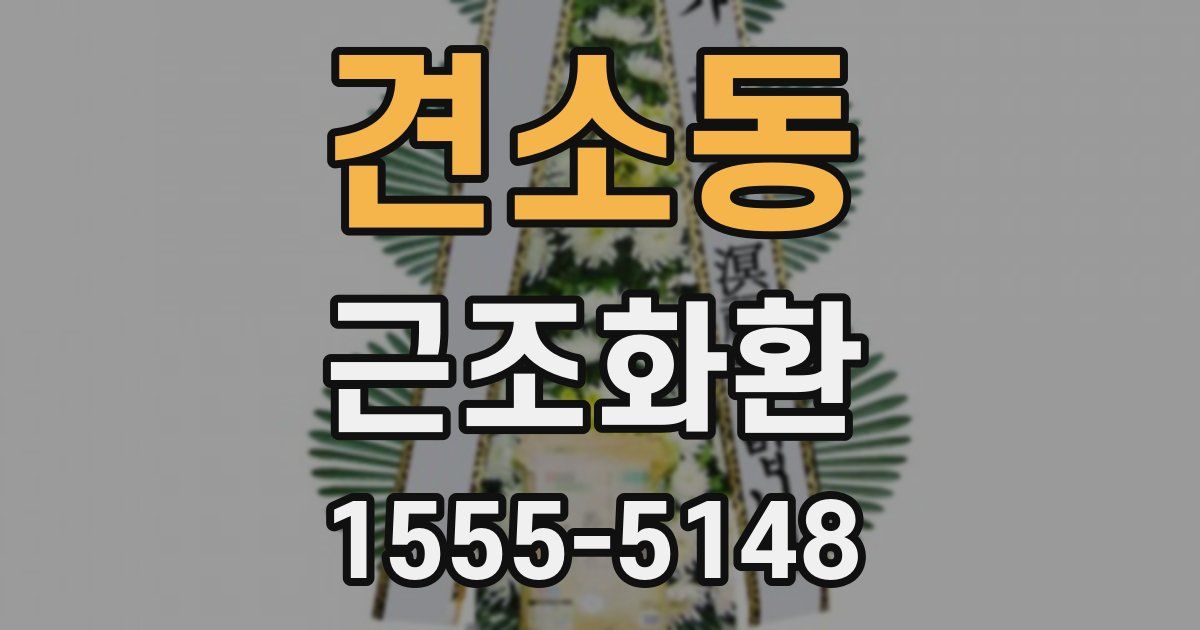 견소동 근조화환