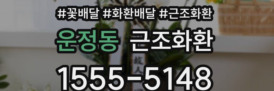 운정동 근조화환