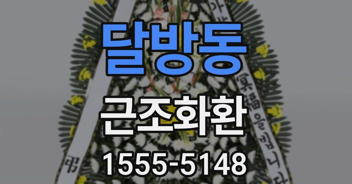 달방동 근조화환
