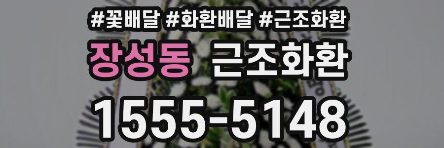 장성동 근조화환
