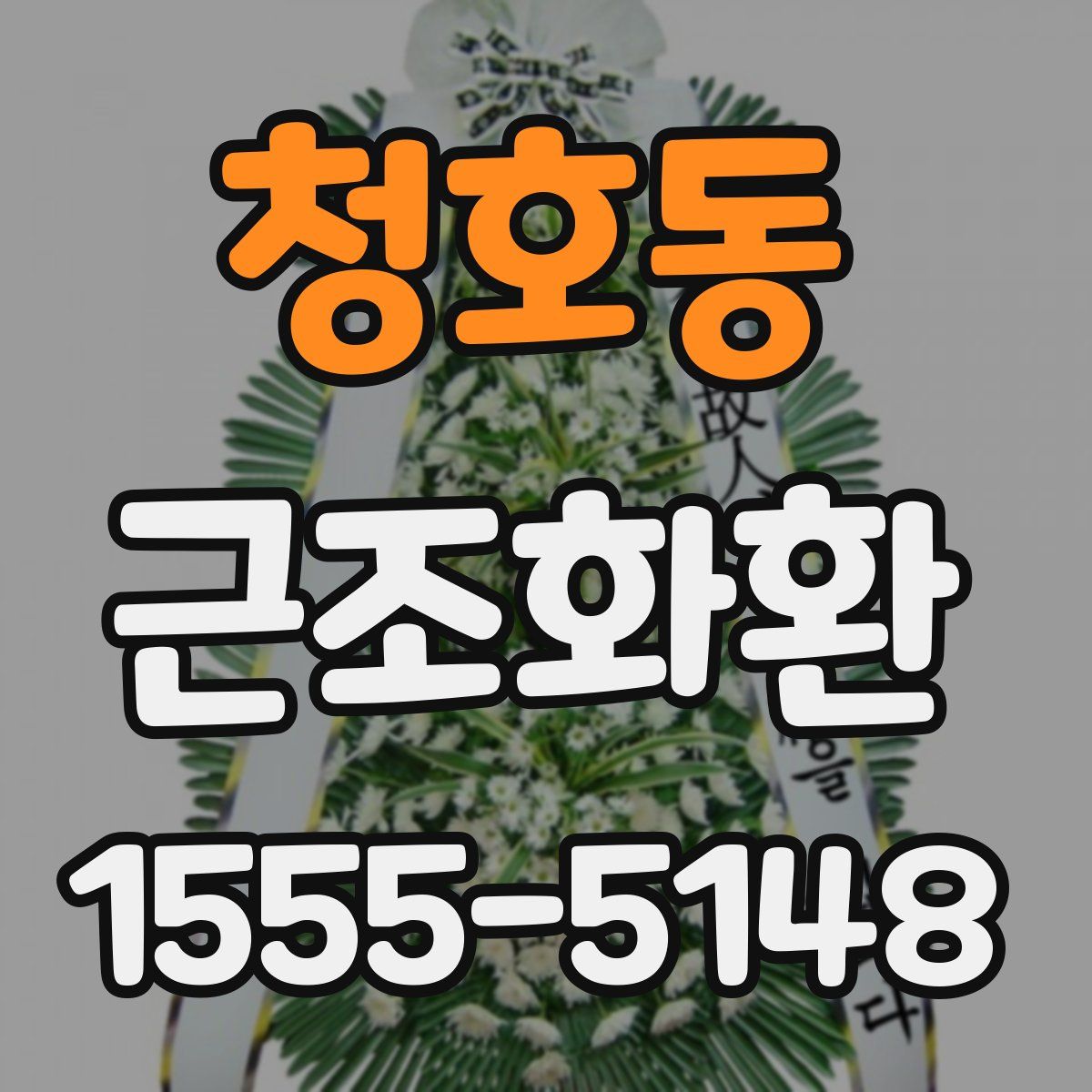청호동 근조화환