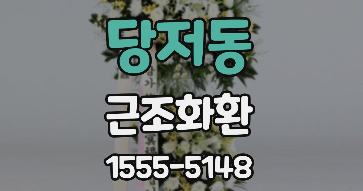 당저동 근조화환